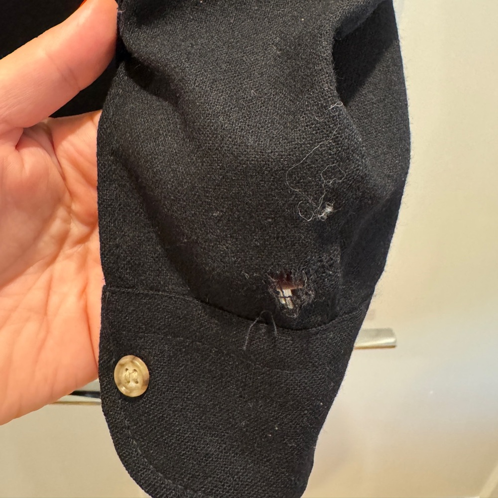 Pendleton Black Wool Button Up - image 5